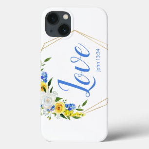 Love Floral Watercolor iPhone 13 Case