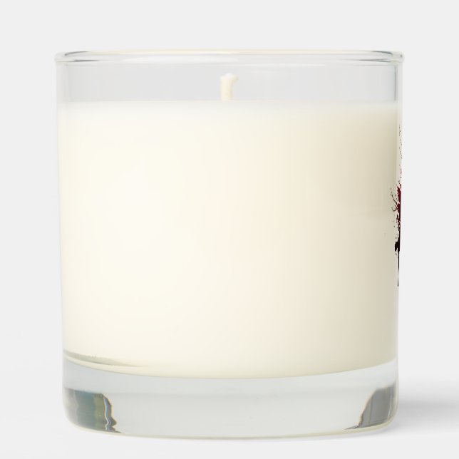 Love flowers Red  Scented Candle (Front)