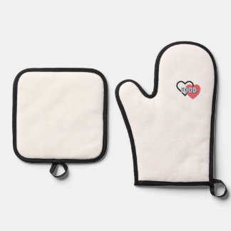 love food oven mitt & pot holder set