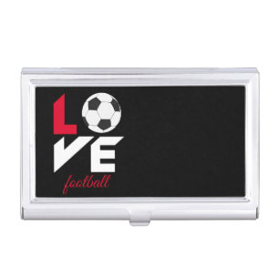 Love football business card case