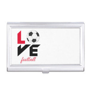 Love football business card case