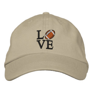 LOVE Football Embroidered Baseball Hat