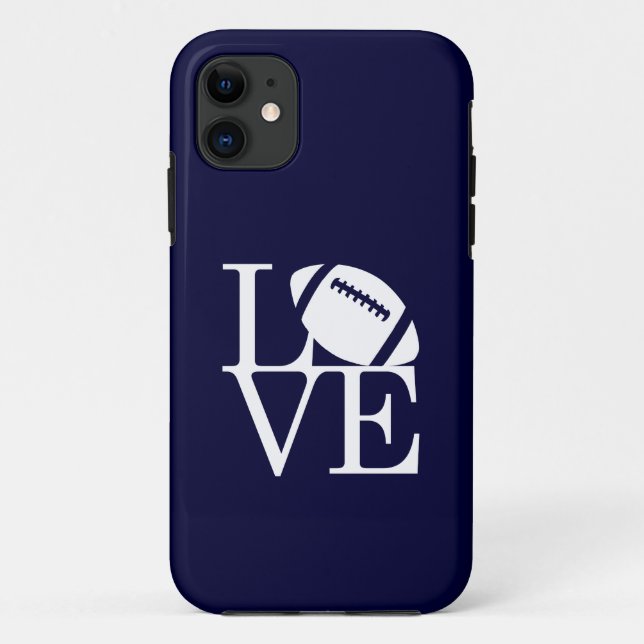 Love Football iPhone 5 Cover (Back)