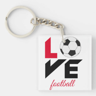 Love football keychain