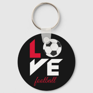 Love football keychain