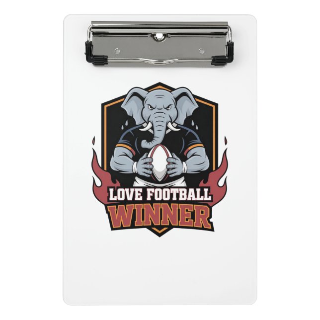love football  mini clipboard (Front)