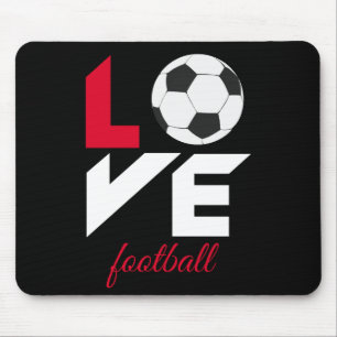 Love football mouse pad