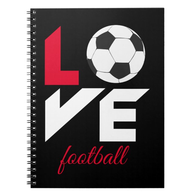 Love football notebook (Front)