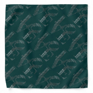 LOVE FOOTBALL Pattern bandana