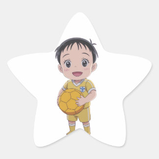 Love football star sticker