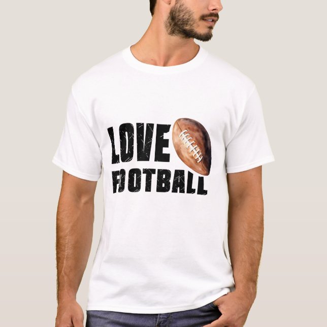 Love Football T-Shirt (Front)