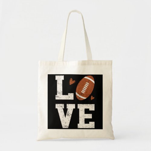 Love Football Tote Bag