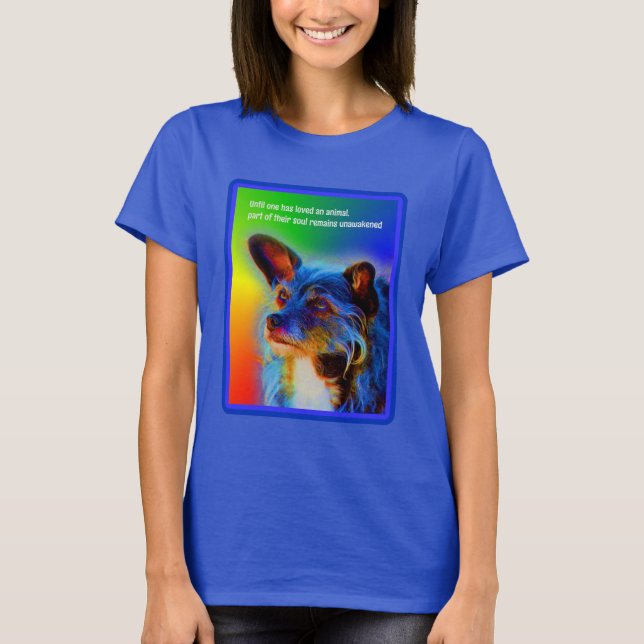Love For Animals Quote Inspirational  T-Shirt (Front)