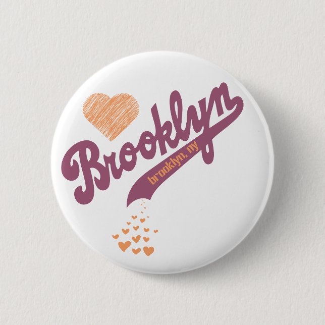 Love For Brooklyn Button (Front)