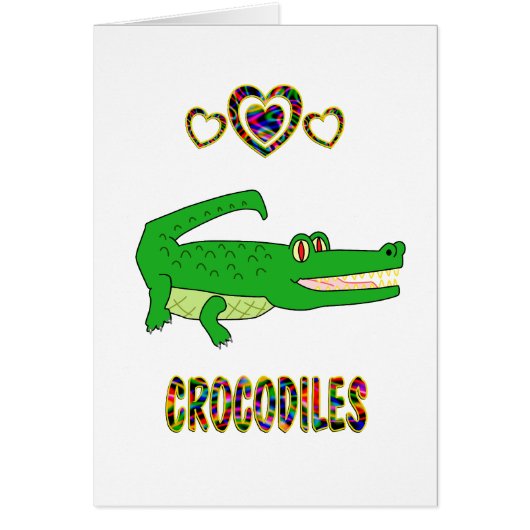 Love for Crocodiles Cards (Front)