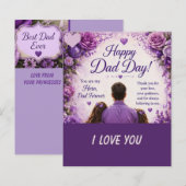 LOVE FOR DAD FROM DAUGHTERS (Front/Back)