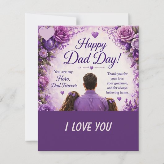 LOVE FOR DAD FROM DAUGHTERS (Front)