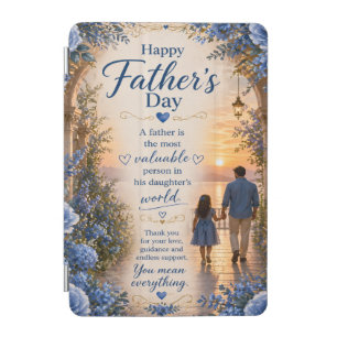 LOVE FOR DAD FROM DAUGHTERS iPad MINI COVER