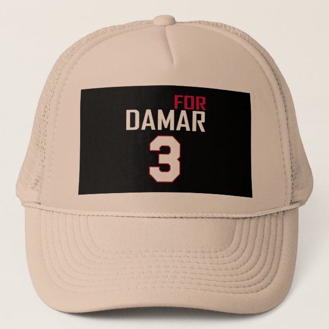 Love For Damar 3 Color Trucker Hat (Front)