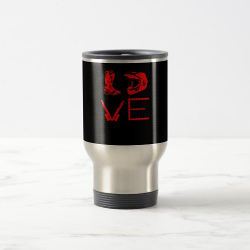 Love For Dirt Bike Funny Gift For Bikers Travel Mug