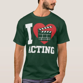 Love for Filmmaking Clapperboard Heart friends T-Shirt