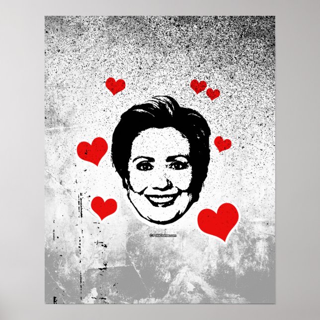 Love for Hillary Poster (Front)