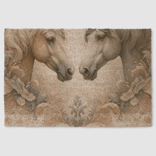 Love for Horses Coir Door Mat