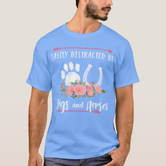 Love for horses dogs friends T-Shirt