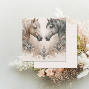 Love for Horses Note Card