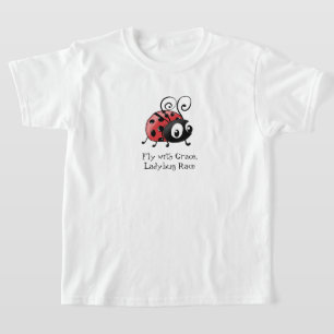 Love for Ladybugs Expressed in a Unique Design T-Shirt
