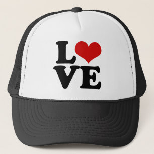 Love For Lovers and Valentines Day Design Trucker Hat