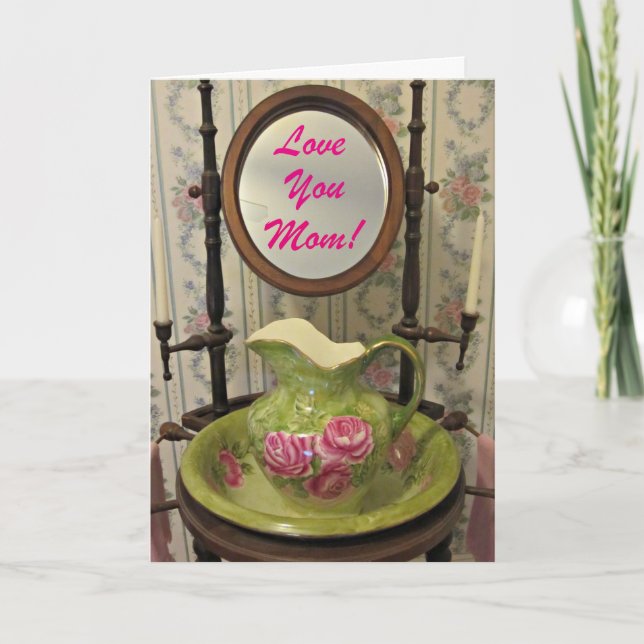 Love for Mom Thank You Card (Front)