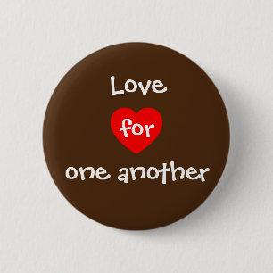 Love for one another button