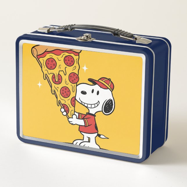 Love for Pizza, by Natasha Us   Metal Lunch Box (Front)