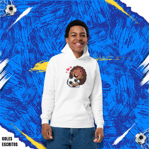 Love for soccer kawaii anime design hoodie