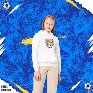 Love for soccer kawaii anime design hoodie