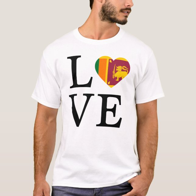 Love for Sri Lanka T-Shirt (Front)