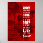 Love For The Game Poster With Your Image at Zazzle