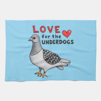 Love for the Underdogs – Dish Towel with Dove