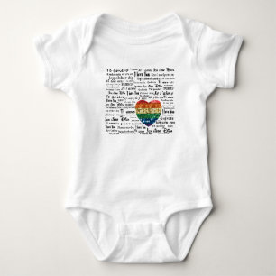 Love foreign languages baby bodysuit