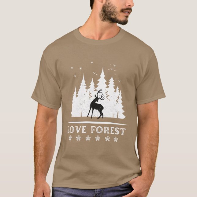 Love forest girl T-Shirt (Front)