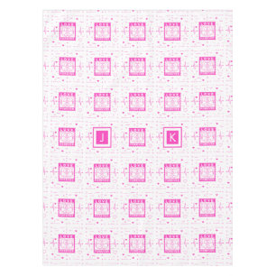Love forever Customize it with your initials Tablecloth