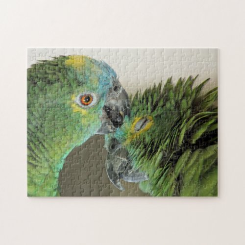 Love forever _ cute parrots jigsaw puzzle