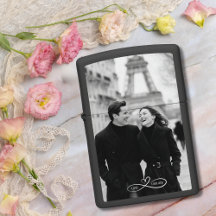 Love Forever Text inside Infinity Logo and Photo