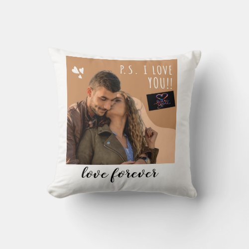 love forever throw pillow