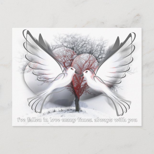 Love forever valentine's gift card (Front)