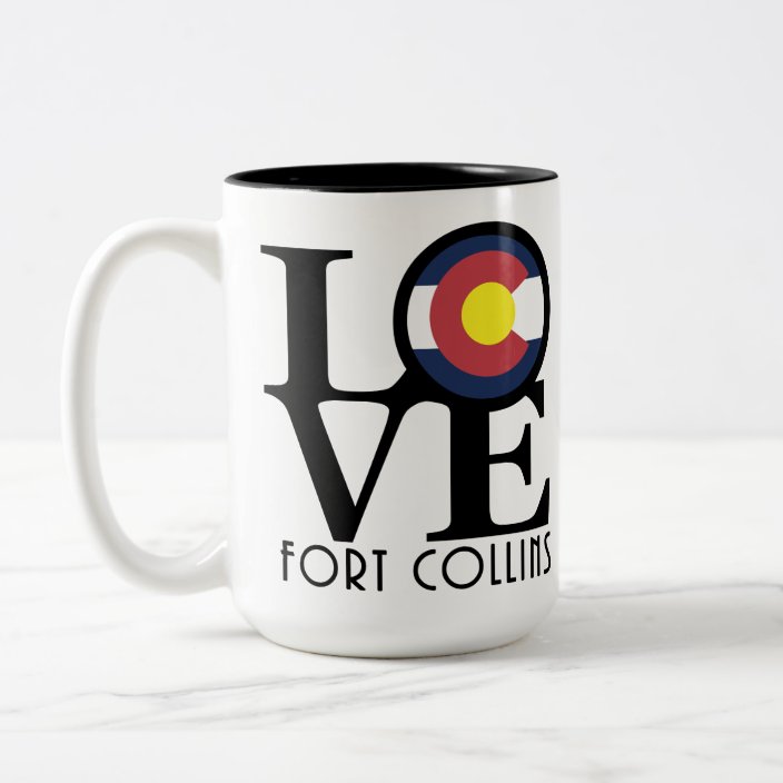 LOVE Fort Collins 15oz TwoTone Coffee Mug