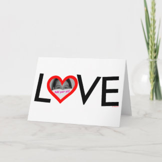 LOVE frame card