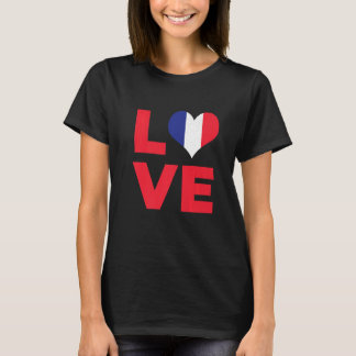 Love France Flag 1 T-Shirt