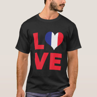 Love France Flag T-Shirt